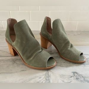 Chinese Laundry Carlita peep toe bootie with original box
